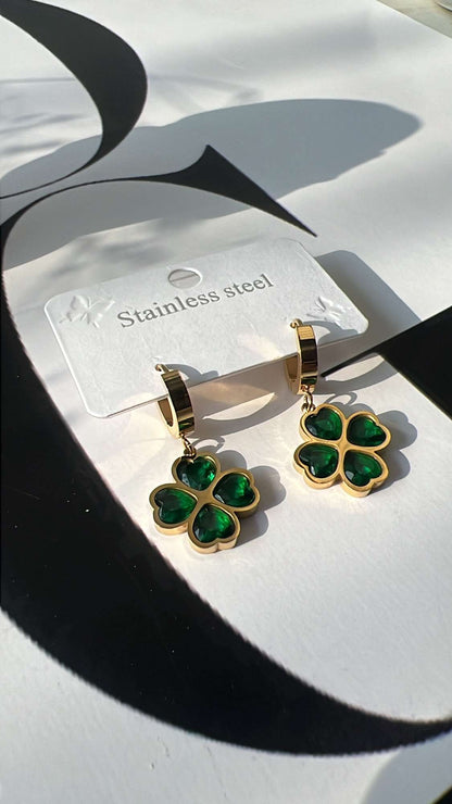 Green Emerald Bryce Earrings