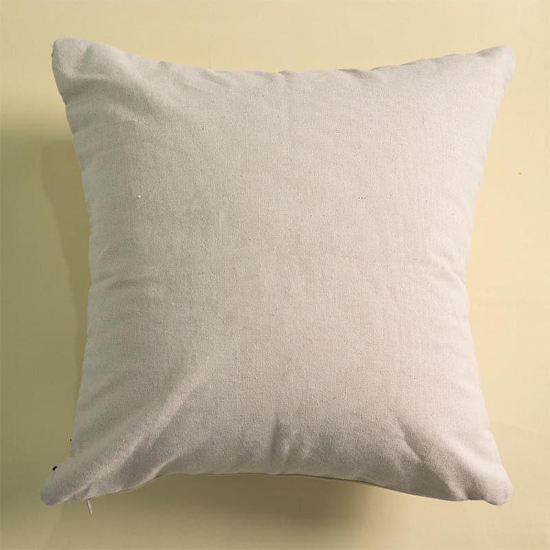 Cozy Lines Cotton Cushion Cover | Black & White Stripes