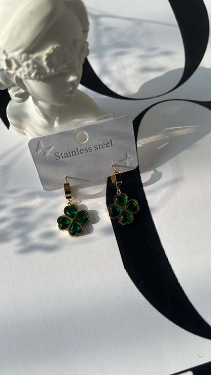 Green Emerald Bryce Earrings
