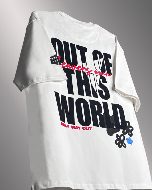 WHAT THE FLEX - Unfollow The World Heavyweight T-Shirt