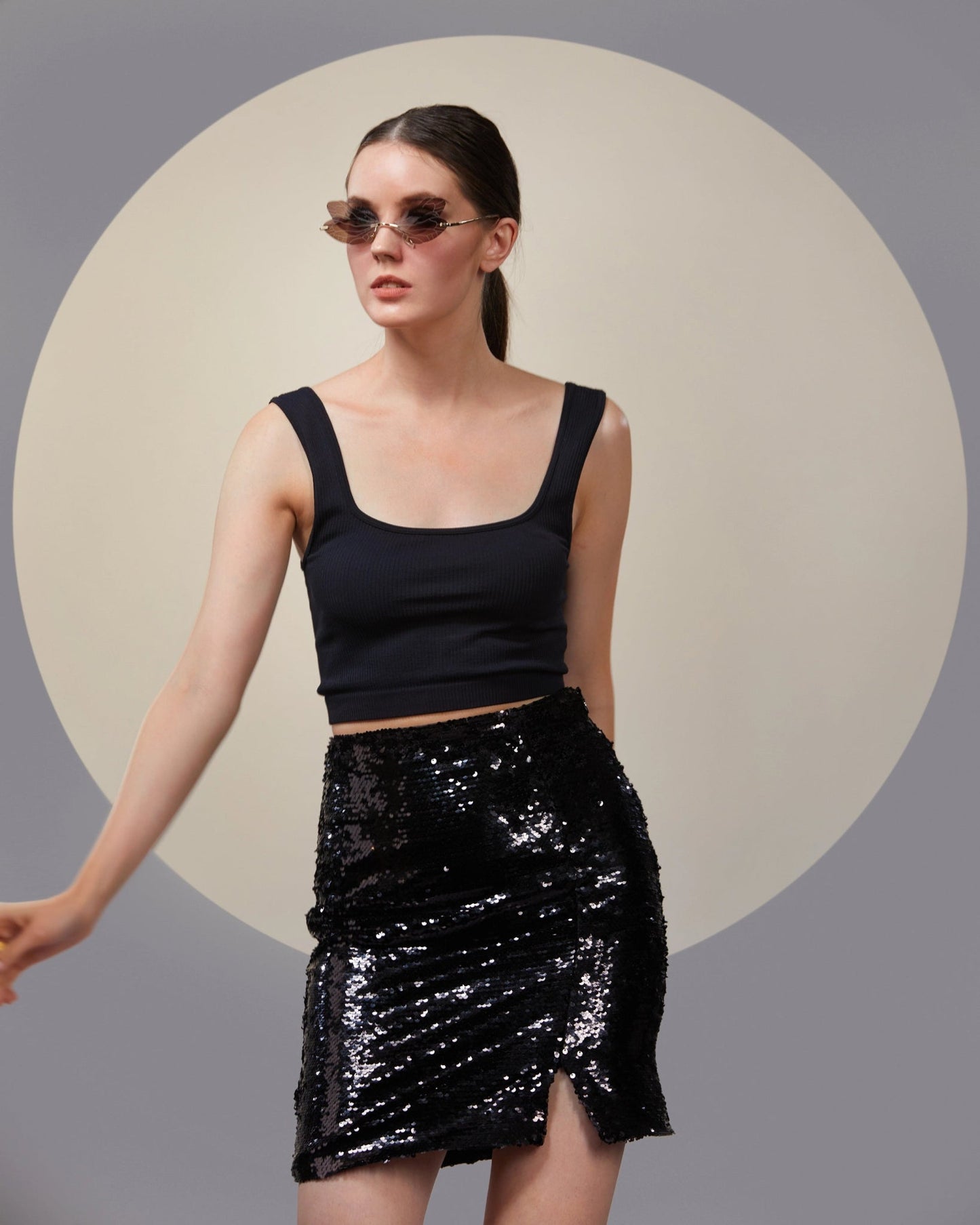 NOIR BLACK MINI SKIRT