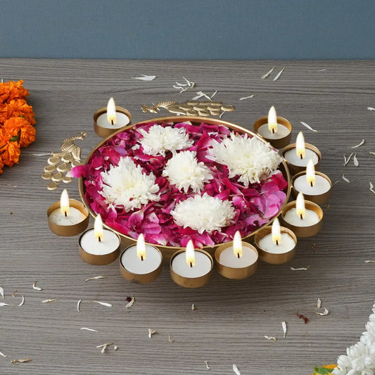 eCraftIndia - Urli Gold Metal Festive Decor