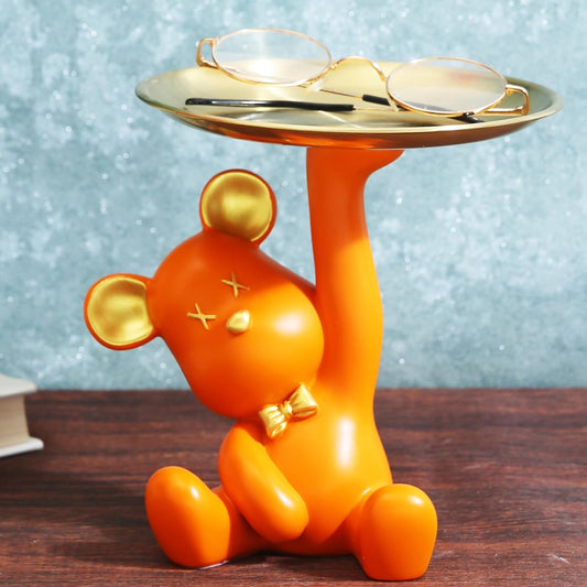 Tied Ribbons - Animal & Nature Orange Resin Showpieces