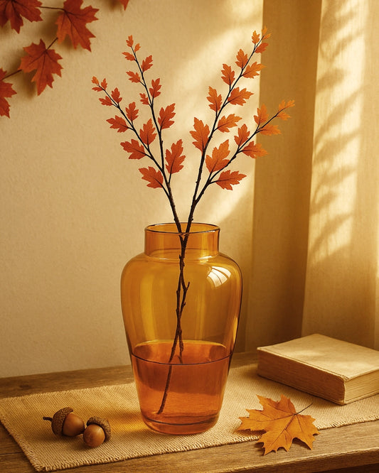 Homesake - Floral Vases Gold Glass Vases