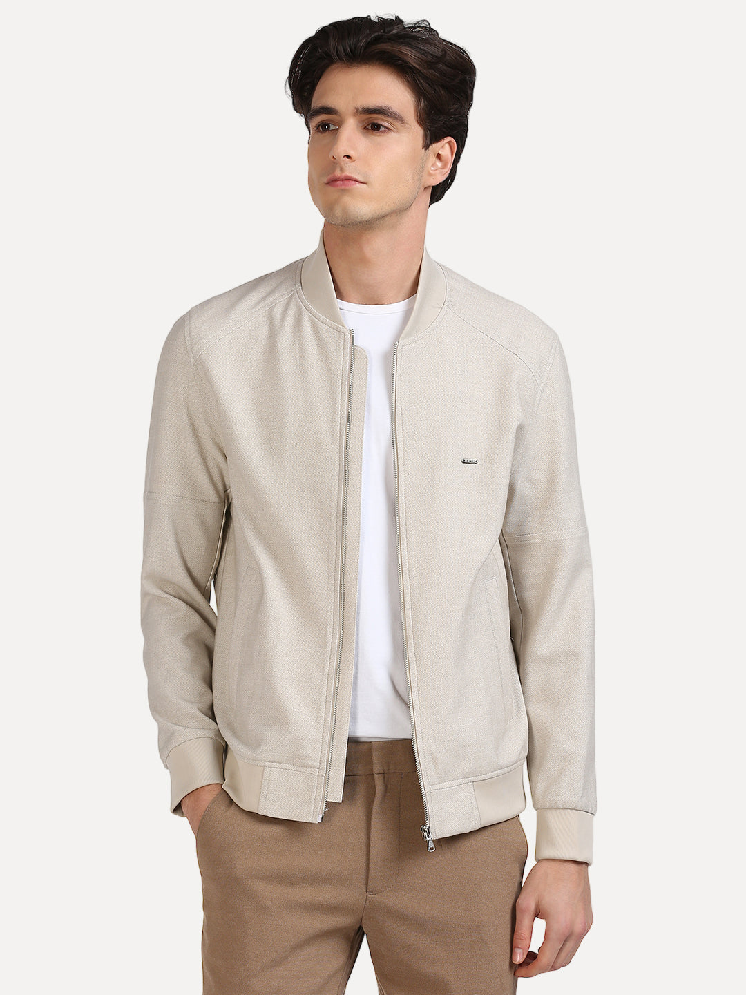 Soft Touch Beige Clay Shacket - For Men