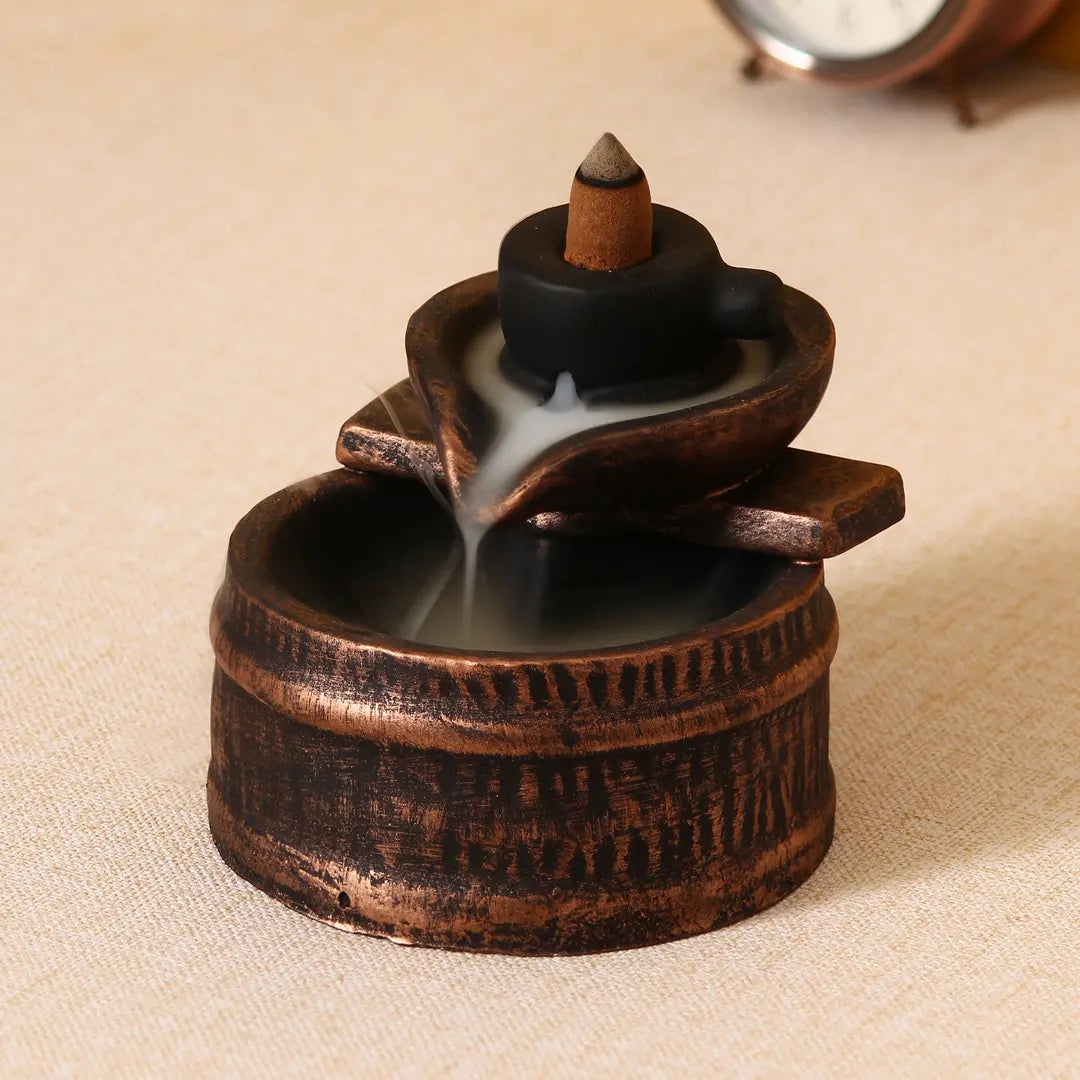 Incense Sticks & Holders Brown Resin Festive Decor