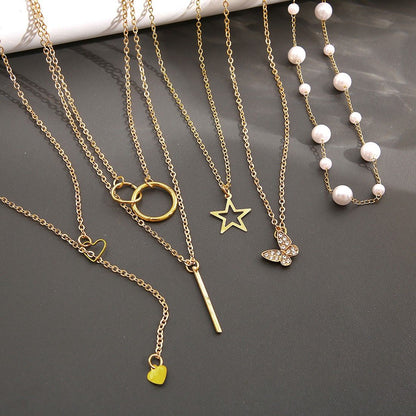 Harmony Ensemble Gold-Plated Necklace Set